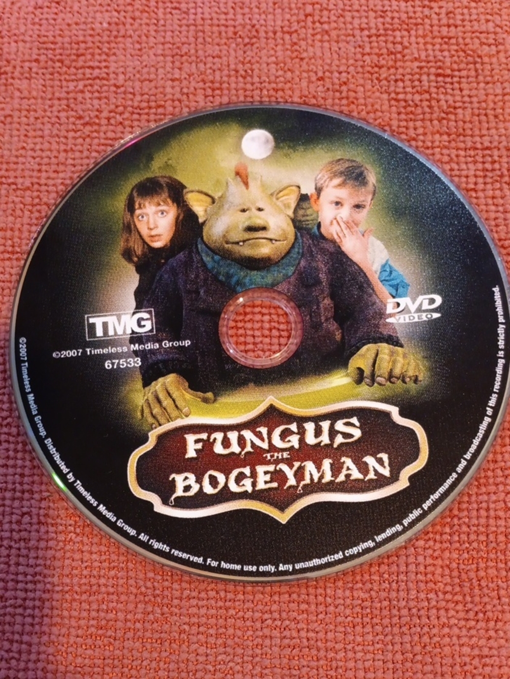 2/$8 Fungus the Bogeyman DVD *NO CASE*